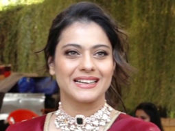 Kajol looks royal in a beautiful red lehenga