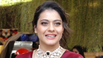 Kajol looks royal in a beautiful red lehenga