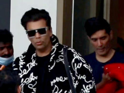 Karan Johar and Manish Malhotra spotted together at the airport