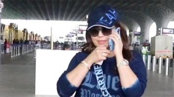 Mahima Choudhary poses for paps at the airport