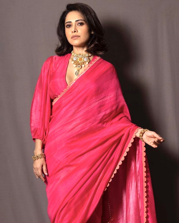 Nushrratt Bharuccha’s fuchsia ombre saree worth Rs. 39K is the one you need to bookmark for your wedding
