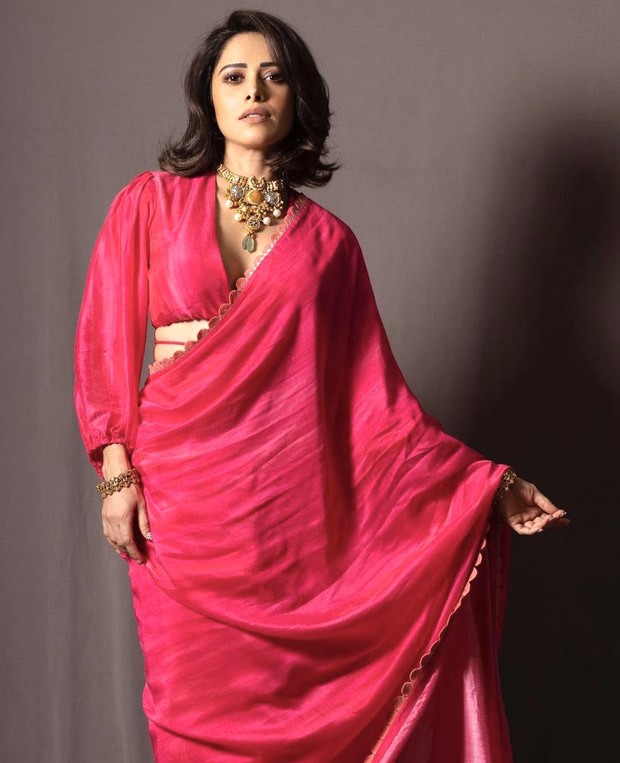 Nushrratt Bharuccha’s fuchsia ombre saree worth Rs. 39K is the one you need to bookmark for your wedding