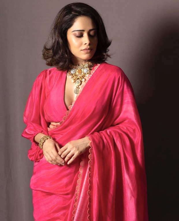 Nushrratt Bharuccha’s fuchsia ombre saree worth Rs. 39K is the one you need to bookmark for your wedding