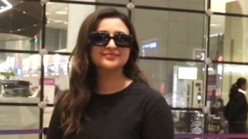 Parineeti Chopra gets clicked at the airport in a black outfit
