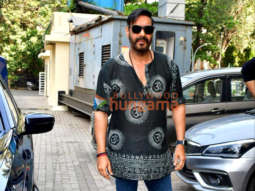 Photos: Ajay Devgn, Bhushan Kumar and Kumar Mangat Pathak attend the teaser preview of the film Bholaa