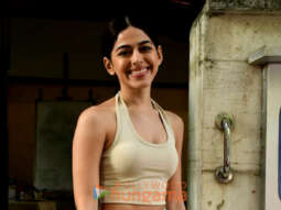 Photos: Alaya F snapped outside a dental clinic in Juhu