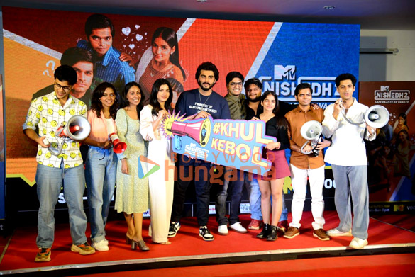 Photos: Arjun Kapoor snapped at the launch press conference of MTV Nishedh 2 Photos: Arjun Kapoor snapped at the launch press conference of MTV Nishedh 2