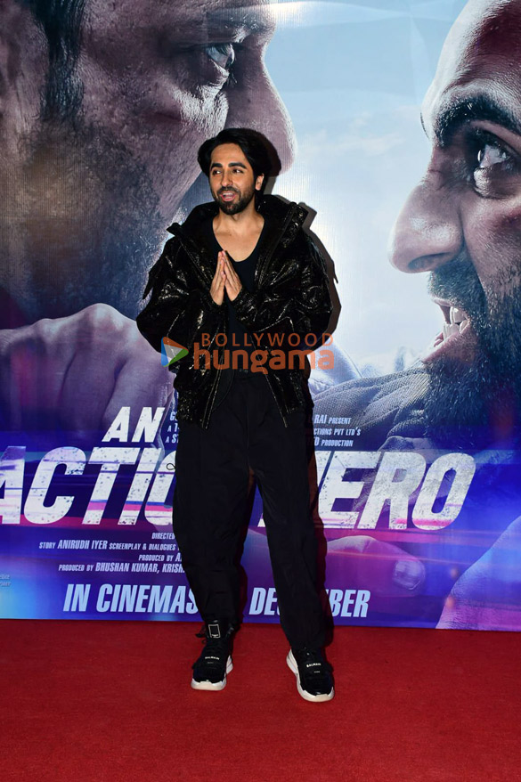 photos ayushmann khurrana jaideep ahlawat and others grace the trailer launch of the film an action hero 4