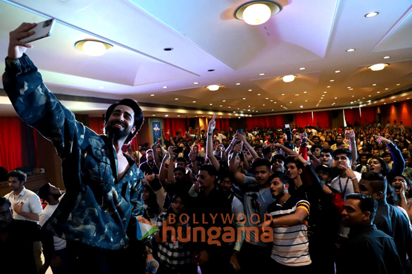 photos ayushmann khurrana snapped promoting an action hero at thakur college 6
