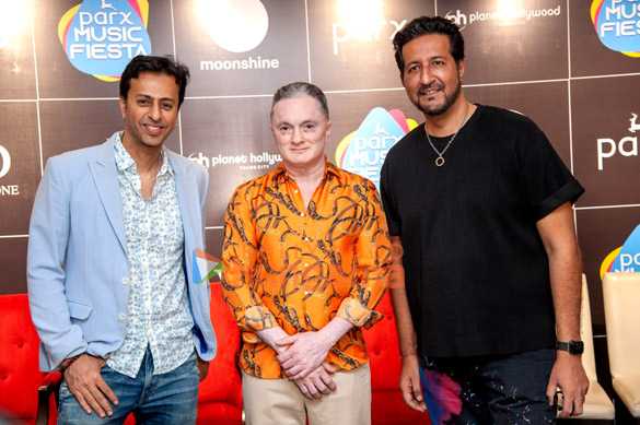 Photos: Benny Dayal, Sulaiman Merchant and Gautam Singhania attend the press conference of Parx Music Fiesta Photos: Benny Dayal, Sulaiman Merchant and Gautam Singhania attend the press conference of Parx Music Fiesta