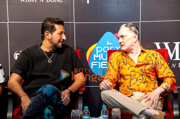 photos benny dayal sulaiman merchant and gautam singhania attend the press conference of parx music fiesta 5