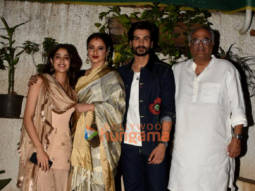 Photos: Boney Kapoor, Janhvi Kapoor, Rekha and Sunny Kaushal snapped at the screening of Mili