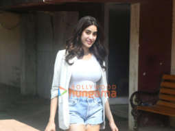Photos: Janhvi Kapoor and Sara Ali Khan spotted outside a pilates studio