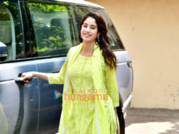 Photos: Janhvi Kapoor spotted outside the gym in Bandra