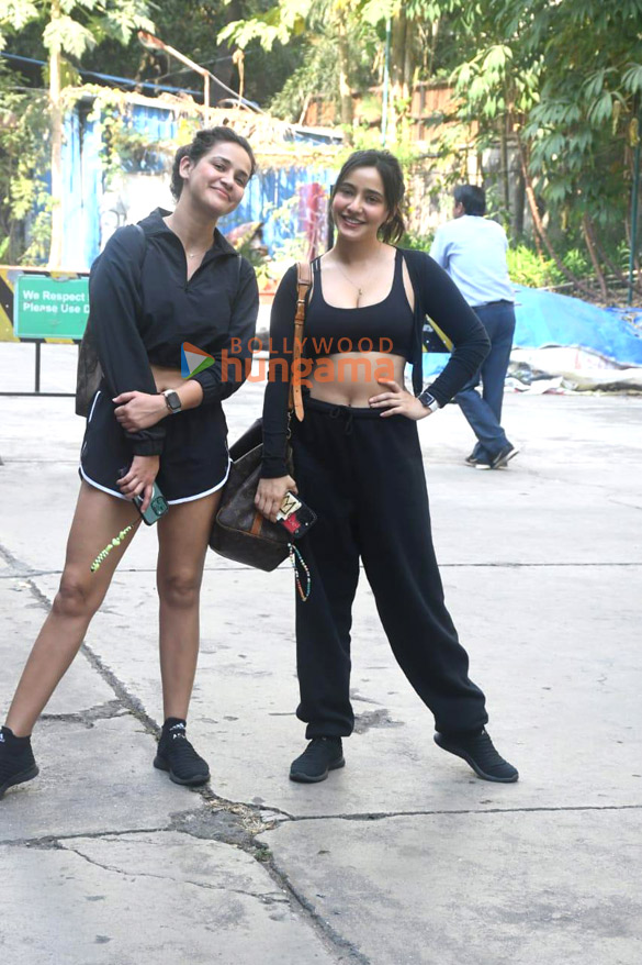 photos neha sharma and aisha sharma spotted outside a gym in bandra 1