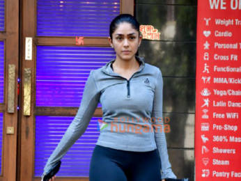 Photos: Pooja Hegde, Mrunal Thakur spotted outside a gym in Santacruz