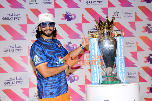 Photos: Ranveer Singh attends the launch of Great Britain & Northern Ireland football premiere league