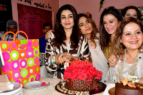 Photos: Raveena Tandon celebrates her birthday with friends