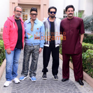 Photos: Team of An Action Hero spotted promoting their film