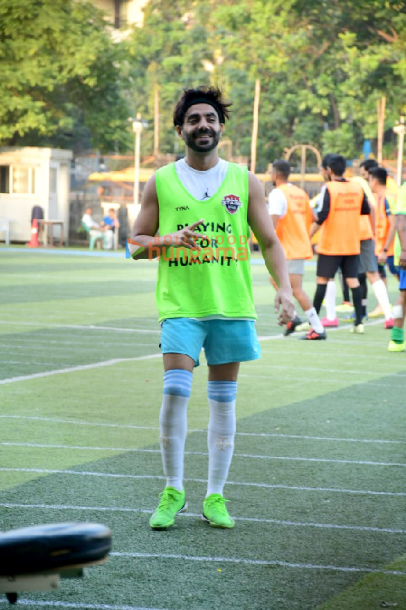 photos tiger shroff aparshakti khurana and others snapped at an all star football match 2