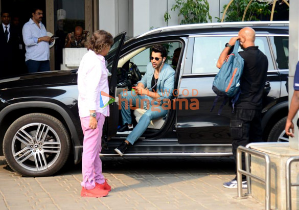photos varun dhawan ajay devgn and dinesh vijan snapped at kalina airport 3