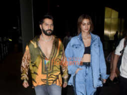 Photos: Varun Dhawan, Kriti Sanon, Ananya Panday, Chunky Pandey and Poonam Pandey snapped at the airport