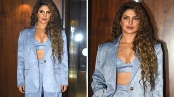 Priyanka Chopra makes a powerful and sassy fashion statement in a blue pantsuit