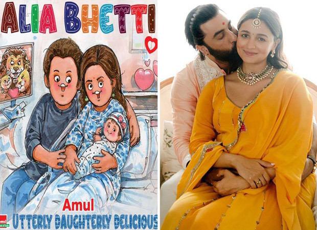 Amul congratulates Ranbir Kapoor and Alia Bhatt on becoming parents with this latest poster
