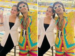 Ranveer Singh wins hearts for his interaction with F1 Commentator Martin Brundle; makes the event fun with Jannat Zubair