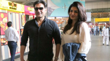 Raveena Tandon and Arbaaz Khan’s fun conversation with paps at the airport