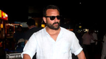 Saif Ali Khan walks hand in hand with Taimur at the airport