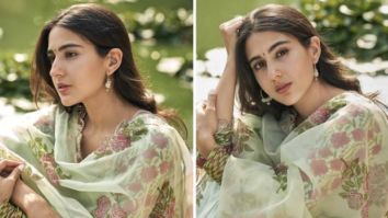 Sara Ali Khan’s green floral kurta set is all about the glam factor in desi attire