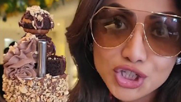Shilpa Shetty celebrates Sunday with some mouthwatering desserts