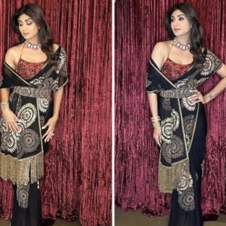 Shilpa Shetty's crimson saree and peplum blouse give ethnic clothing a  contemporary touch : Bollywood News - Bollywood Hungama