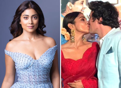 Shriya Saran responds to trolls that called her out for kissing her husband  in public; says, â€œAndrei thinks that it's normal to kiss me during my  special momentâ€ : Bollywood News -