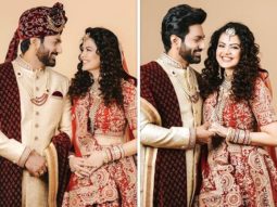 Singer Palak Muchhal ties knot with music composer Mithoon Sharma; stuns in quintessential red embellished lehenga