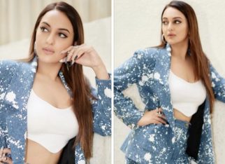 Sonakshi Sinha channels inner boss lady in stylish denim pantsuit for Double XL promotions worth Rs. 16K