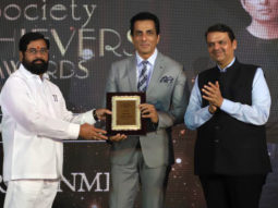 Sonu Sood wins Nation’s Pride Award from CM Eknath Shinde at Society Achievers Awards