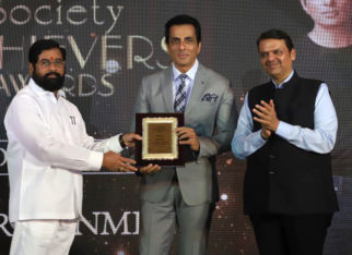 Sonu Sood wins Nation’s Pride Award from CM Eknath Shinde at Society Achievers Awards