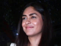 Spotted Mrunal Thakur at a restaurant in Bandra