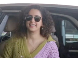 Spotted: Sanya Malhotra at airport