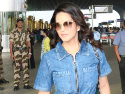 Sunny Leone slays the airport look with denim outfit