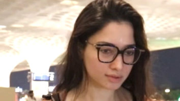 Tamannaah Bhatia gets clicked sporting ripped jeans and glasses at the airport