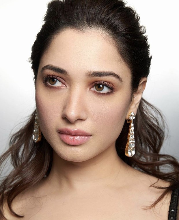 Tamannaah Bhatia transforms into black magic woman as dons Manish Malhotra’s black saree gown for Vogue Forces of Fashion event 