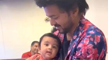Thalapathy Vijay holding this baby on the sets of Varisu is going viral on social media