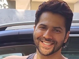 Varun Dhawan chit chats with paps post gym session