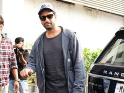 Vicky Kaushal gets clicked in the city as he poses for paps