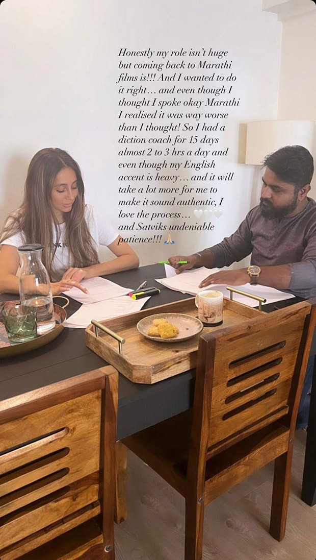 Anusha Dandekar starts shooting for a Marathi film in London; calls it a 'special project', here is why