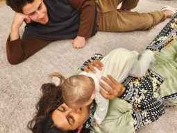Priyanka Chopra plays with daughter Malti Marie sprawled on the carpet with husband Nick Jonas; see pic