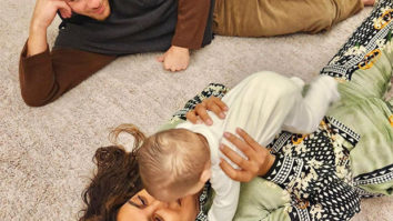 Priyanka Chopra plays with daughter Malti Marie sprawled on the carpet with husband Nick Jonas; see pic